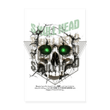 Gliesaron, Totenkopf, 1st | Poster 20x30 cm - Weiß