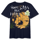 Amphionan, Palmen, 1st | Teenager Bio T-Shirt - Navy