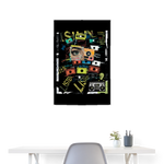 Shahzada, Kassetten, 1st | Poster 60x90 cm - Weiß