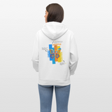 Nebularis, Schmetterling, 1st | Cruiser, Unisex Bio-Hoodie - Weiß