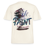 Ignisvar, Haus, 1st | Essential, Relaxed Fit Unisex Bio T-Shirt - Naturweiß 