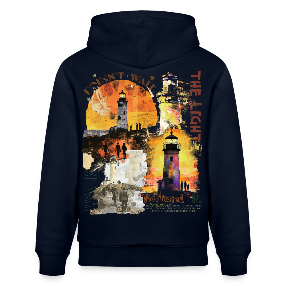 Morian, Leuchtturm, 1st | Cruiser, Unisex Bio-Hoodie - Navy