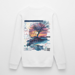 Oblivar, Baum, 1st | Roller, Unisex Bio-Sweatshirt - Weiß