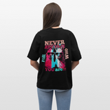 Tenjin, Alpaka, 1st | Blaster, Oversize Bio T-Shirt, Unisex - Schwarz