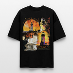 Morian, Leuchtturm, 1st | Blaster, Oversize Bio T-Shirt, Unisex - Schwarz