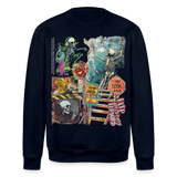 Tangaroa , Skelet, 1st | Roller, Unisex Bio-Sweatshirt - Navy