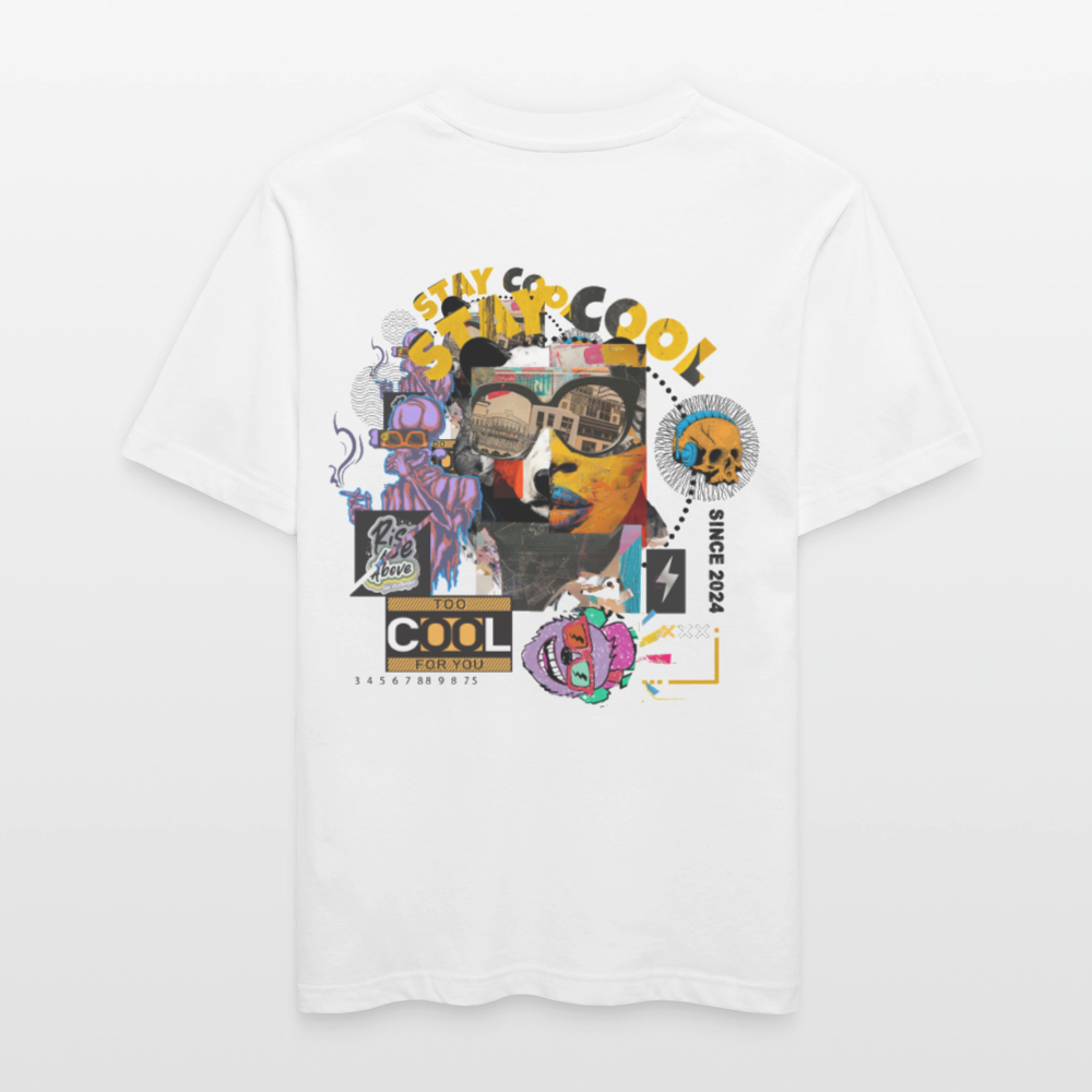 Thorvalis, Bär, 1st | Essential, Relaxed Fit Unisex Bio T-Shirt - Weiß