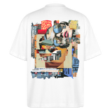 Seraphion, Gesichter, 1st | Blaster, Oversize Bio T-Shirt, Unisex - Weiß
