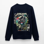 Harmonian, Fantasie, 1st | Roller, Unisex Bio-Sweatshirt - Navy