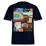 Nyxaris, Windmühle, 1st | Essential, Relaxed Fit Unisex Bio T-Shirt - Navy