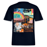 Nyxaris, Windmühle, 1st | Essential, Relaxed Fit Unisex Bio T-Shirt - Navy