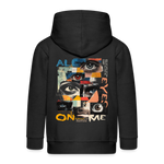 Hachiman, Augen, 1st | Kinder Zip Hoodie - Schwarz