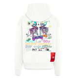 Malakar, Gaming, 1st | Heavyweight Oversized Bio Zip Hoodie, Unisex - OFF WHITE