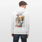 Verdantis, Blaue Augen, 1st | Cruiser, Unisex Bio-Hoodie - Weiß