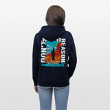 Fuxi, Wüste, 1st | Cruiser, Unisex Bio-Hoodie - Navy