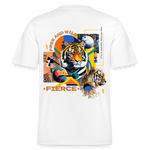 Kepleris, Tiger, 1st | Essential, Relaxed Fit Unisex Bio T-Shirt - Weiß