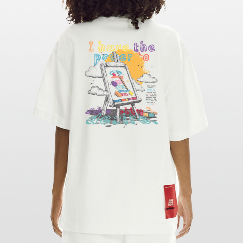 Noctharius, Malen, 1st | Heve, Heavyweight Oversized Bio T-Shirt, Unisex - OFF WHITE