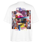 Callistara, Frau, 1st | Blaster, Oversize Bio T-Shirt, Unisex - Weiß