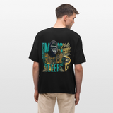 Herakles, Gorilla, 1st | Blaster, Oversize Bio T-Shirt, Unisex - Schwarz