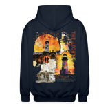 Morian, Leuchtturm, 1st | Crucial, Unisex Zip Hoodie - Navy