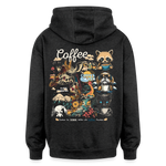 Tritonan, Kaffee, 1st | Freshhood, Oversized Unisex Hoodie - Anthrazit