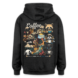 Tritonan, Kaffee, 1st | Freshhood, Oversized Unisex Hoodie - Anthrazit