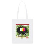 Oblivionis, Fernseher, 1st | Bio Stoffbeutel - Weiß