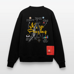 Maian, Beten, 1st | Heavyweight Oversized Bio Sweater, Unisex - SOLID BLACK