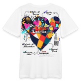 Baldurion, Herzen, 1st | Teenager Bio T-Shirt - Weiß