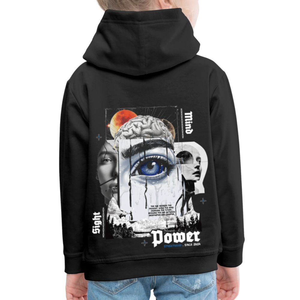 Yuanshi, Auge, 1st | Kinder Hoodie - Schwarz