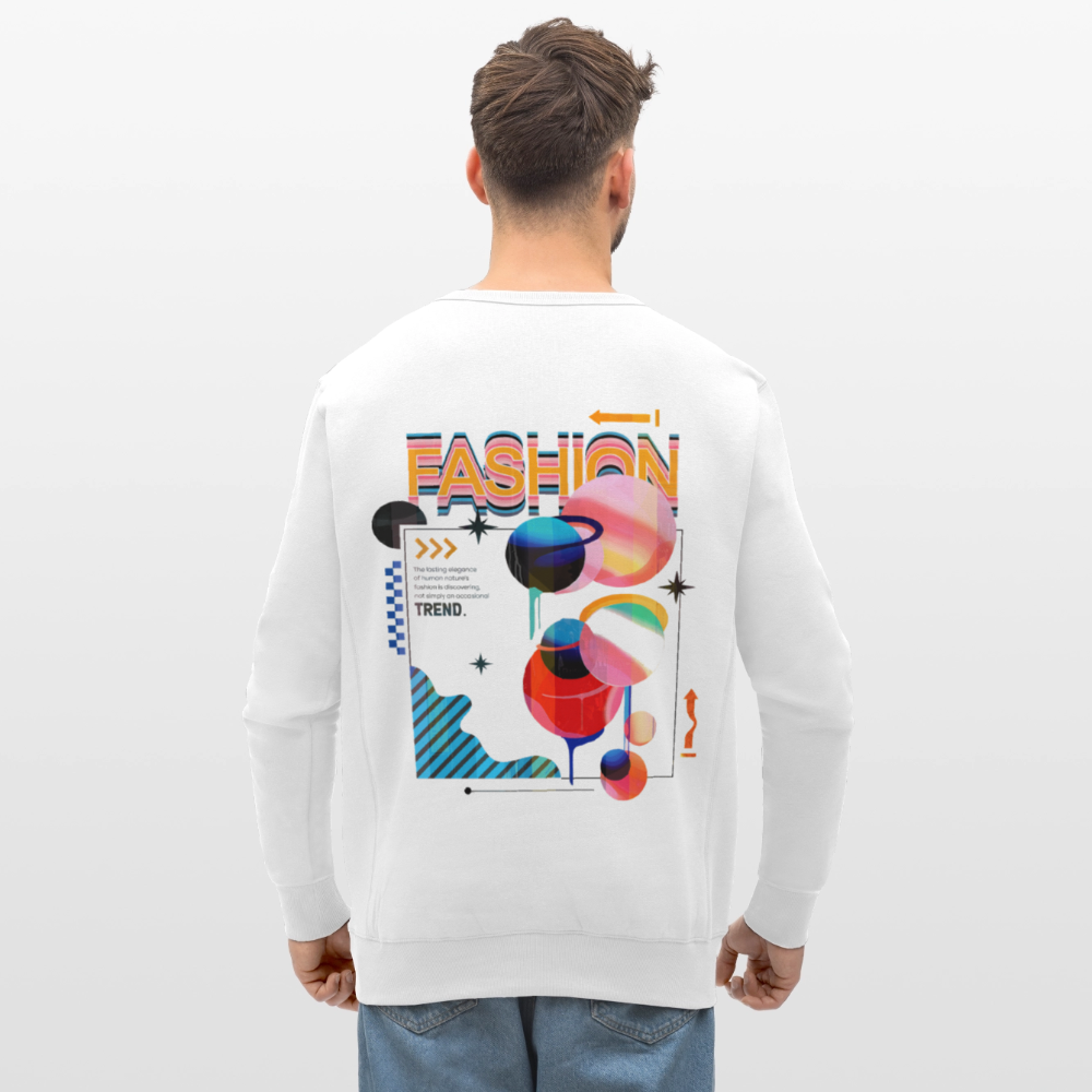 Ragnarion, Planeten, 1st | Roller, Unisex Bio-Sweatshirt - Weiß
