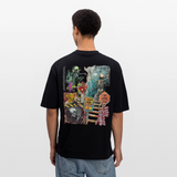 Tangaroa , Skelet, 1st | Breezy, Oversized Unisex T-Shirt - Schwarz