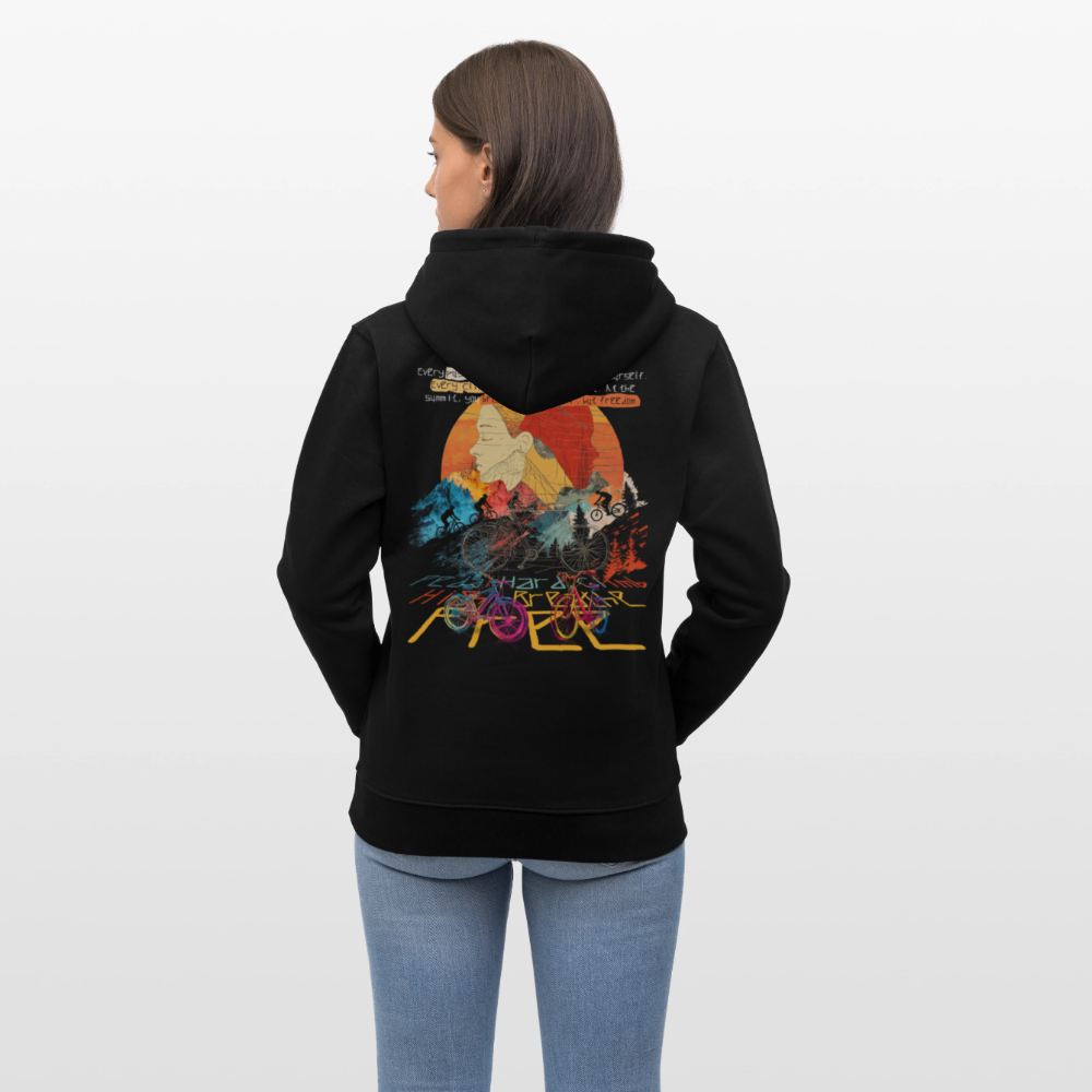Panos, Fahrrad, 1st | Cruiser, Unisex Bio-Hoodie - Schwarz