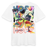 Tenebris, Schmetterling, 1st | Teenager Bio T-Shirt - Weiß