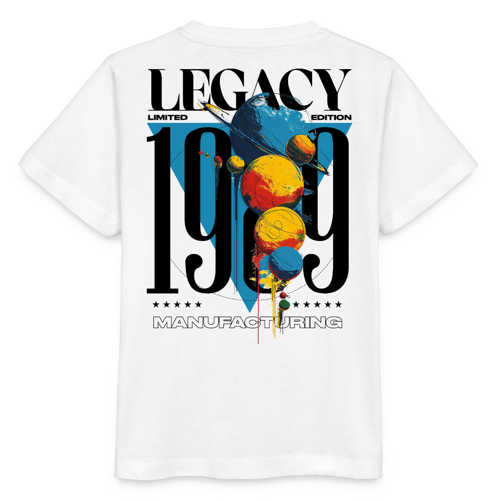 Aegirion, Planeten, 1st | Kinder Bio T-Shirt - Weiß