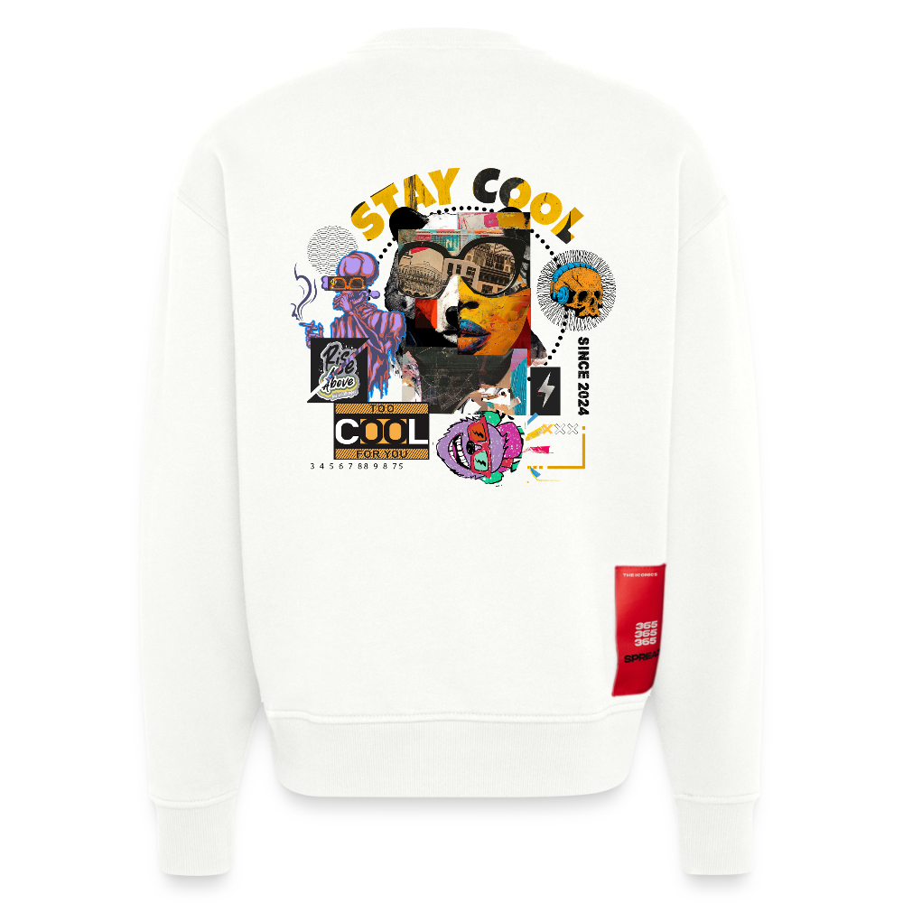 Thorvalis, Bär, 1st | Heavyweight Oversized Bio Sweater, Unisex - OFF WHITE