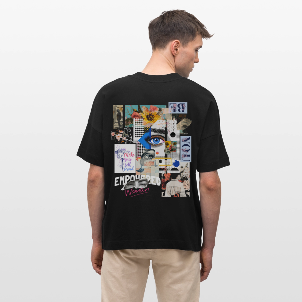 Jade, Augen, 1st | Blaster, Oversize Bio T-Shirt, Unisex - Schwarz
