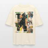 Xantherion, Schildkröte, 1st | Blaster, Oversize Bio T-Shirt, Unisex - Weißgrau