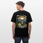 Panian, Berge, 1st | Essential, Relaxed Fit Unisex Bio T-Shirt - Schwarz