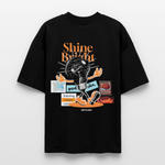 Gulperî, Glühbirne, 1st | Blaster, Oversize Bio T-Shirt, Unisex - Schwarz