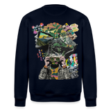 Oceani, Berge, 1st | Roller, Unisex Bio-Sweatshirt - Navy