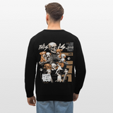 Tezcatlipoca , Hunde & Skelet, 1st | Roller, Unisex Bio-Sweatshirt - Schwarz