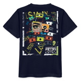 Shahzada, Kassetten, 1st | Kinder Bio T-Shirt - Navy