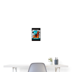 Fuxi, Wüste, 1st | Poster 20x30 cm - Weiß