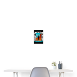 Fuxi, Wüste, 1st | Poster 20x30 cm - Weiß