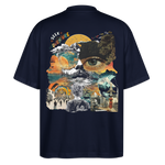 Helian, Frau, 1st | Blaster, Oversize Bio T-Shirt, Unisex - Navy