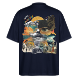 Helian, Frau, 1st | Blaster, Oversize Bio T-Shirt, Unisex - Navy