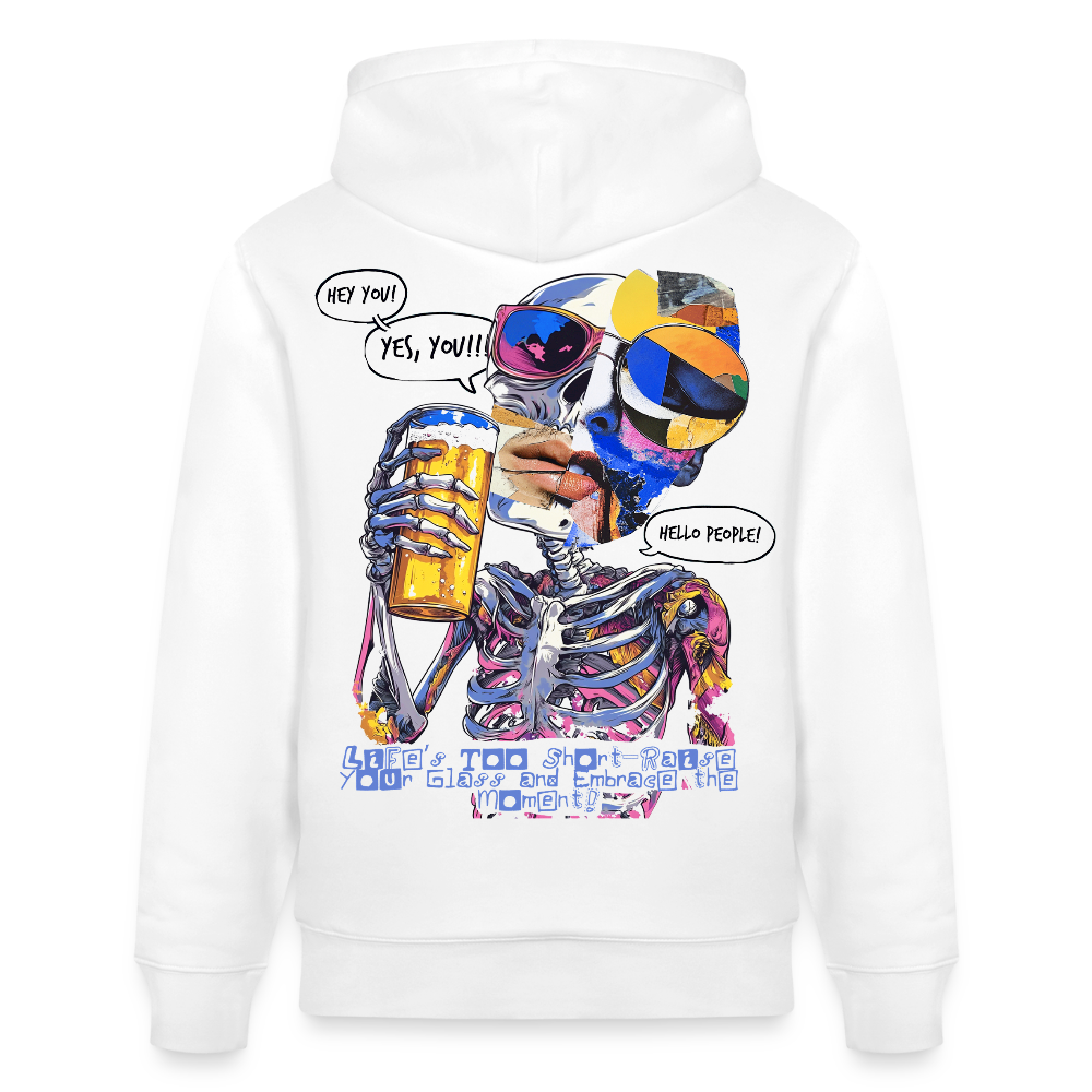 Vorthalos, Skelet, 1st | Cruiser, Unisex Bio-Hoodie - Weiß