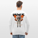 Lunaris, Astronaut, 1st | Roller, Unisex Bio-Sweatshirt - Weiß