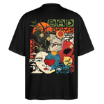 Eosan, Wolf, 1st | Blaster, Oversize Bio T-Shirt, Unisex - Schwarz